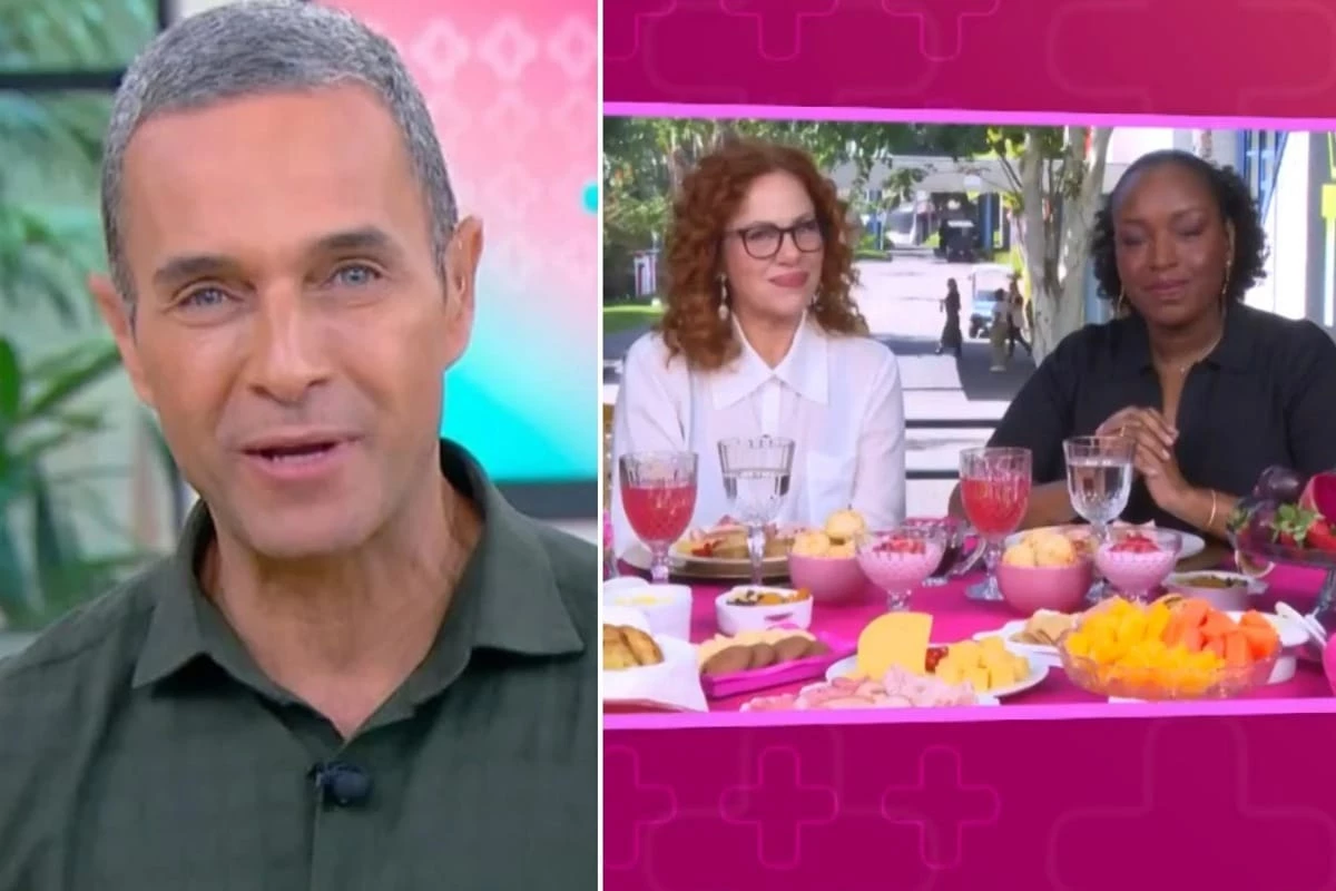 No Mais Você, Fabrício Battaglini conversa com atriz de Vale Tudo e dá cantada ao vivo: ‘eu estou disponível’ 31 No Mais Voce Fabricio Battaglini conversa com atriz de Vale