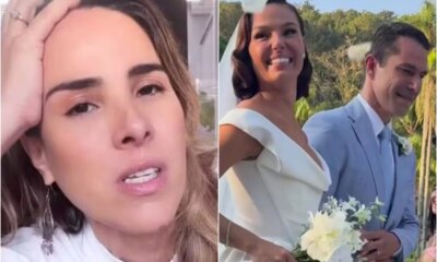 No dia do casamento do ex marido Wanessa passa por situacao