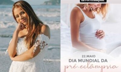No dia mundial da pre eclampsia Lexa faz alerta sobre a