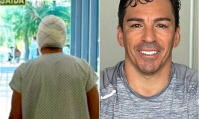 Pentacampeao em 2002 Lucio surge no hospital apos ter 18