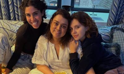 Preta Gil recebe visita da familia nos EUA durante tratamento