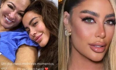 Rafaella Santos exibe registro ao lado da mae internada e