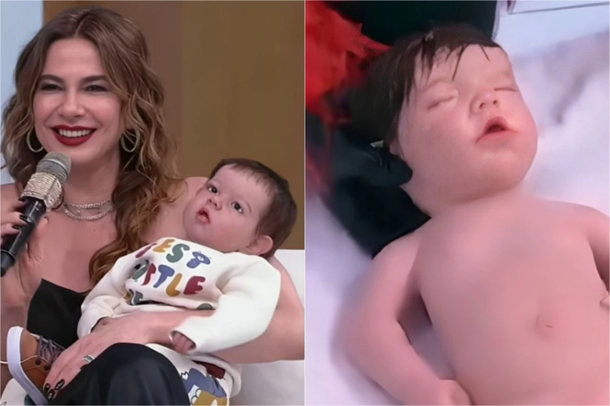 RedeTV exibe parto de bebê reborn ao vivo no Superpop e apresentadora fica perplexa 31 RedeTV exibe parto de bebe reborn ao vivo no Superpop