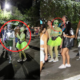 Sandy e namorado se jogam em bloquinho de rua de