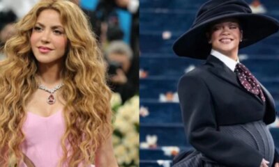 Shakira revela gravidez de Rihanna ao vivo no Met Gala