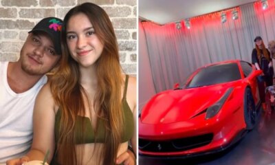 Sofia Liberato filha de Gugu e o namorado compram Ferrari