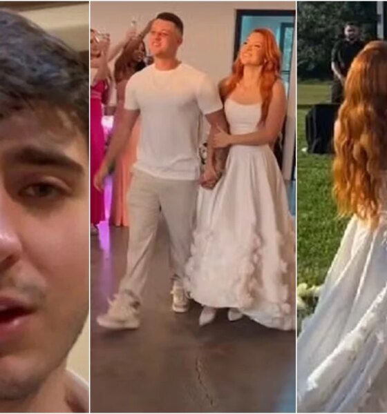 Sofia Liberato se casa com ex pedreiro e irmao mais velho