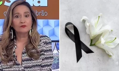 Sonia Abrao comeca programa lamentando morte de famoso artista
