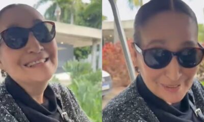 Sonia Abrao surge nos estudios da Globo e revela motivo
