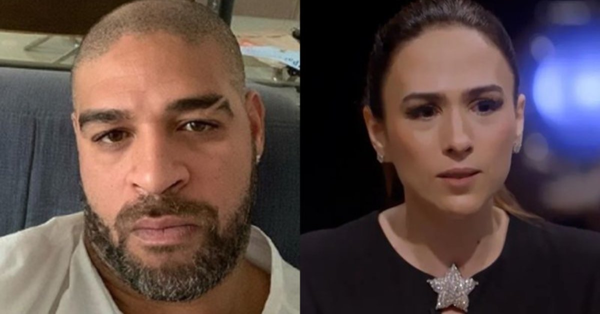 Tatá Werneck comenta o motivo de Adriano Imperador ter abandonado gravação no Lady Nigth 31 Tata Werneck comenta o motivo de Adriano Imperador ter abandonado