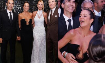 Ticiane Pinheiro posta fotos no casamento de Roberto Justus e