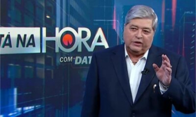 Ultimo programa Datena faz discurso com tom de despedida ao