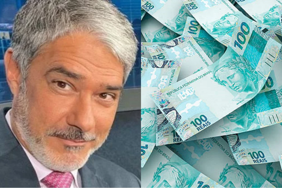 Uma fortuna! É esse o valor que William Bonner recebe da Globo a cada 60 segundos 31 Uma fortuna E esse o valor que William Bonner recebe