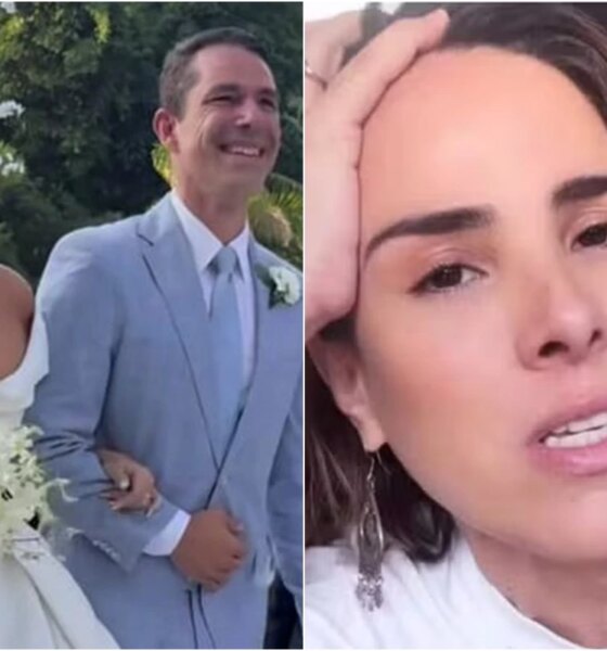 Wanessa surge ‘devastada no dia do casamento do ex marido e