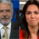 William Bonner ao lado de Ana Paula Araujo da noticia