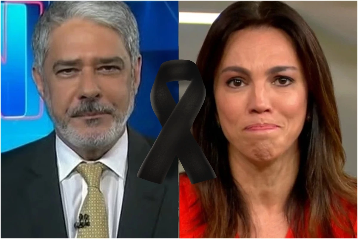 William Bonner, ao lado de Ana Paula Araújo, dá notícia triste ao vivo e confirma morte: ‘ele sofria de…’ 31 William Bonner ao lado de Ana Paula Araujo da noticia