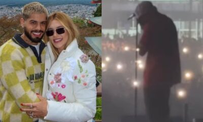 Ze Felipe nao segura as lagrimas durante show apos se