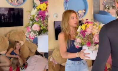 Ze Felipe presenteia Virginia mas sua reacao levanta especulacoes sobre