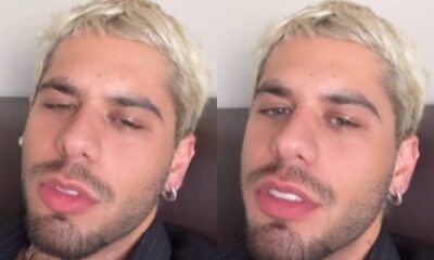 Ze Felipe surge abatido e pede apoio dos fas para