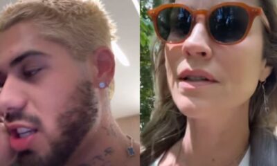 Ze Felipe vai para cima de Luana Piovani apos criticas