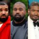 Drake, Kanye e Usher (foto Reprodução Redes Sociais)