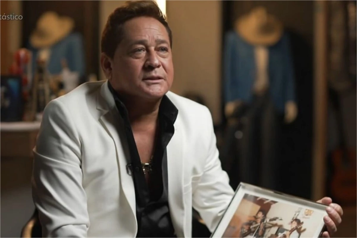 ‘Por mim, eu não estaria aqui cantando’: Leonardo fala da morte do irmão, Leandro, e faz triste desabafo 31 ‘Por mim eu nao estaria aqui cantando Leonardo fala da