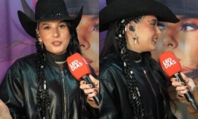 Ana Castela e Gaby Cabrini brincam com Leo Dias Deixa