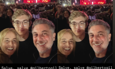 Angelica e Luciano Huck levam o filho para curtir show