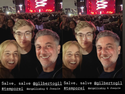 Angélica e Luciano Huck levam o filho para curtir show de Gilberto Gil no Rio 31 Angelica e Luciano Huck levam o filho para curtir show