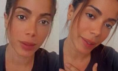 Anitta interage com fas e manda recado sobre problema de