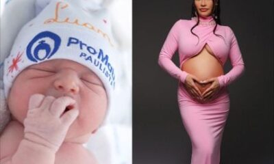 Apos o parto Raissa Barbosa revela o rosto do filho