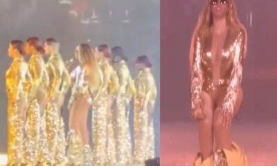 Apos ocorrido durante show Beyonce precisou ser ajudada no palco