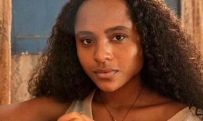 Atriz Duda Santos descobriu irmao por parte de pai que