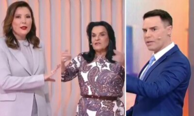 Barraco ao vivo no SBT Delegada e promotora discutem e