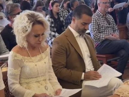 Benção das alianças: Ana Maria Braga renova votos com Fábio Arruda em fazenda 31 Bencao das aliancas Ana Maria Braga renova votos com Fabio