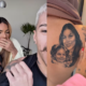 Biel faz tatuagem em homenagem a mulher Tays Reis e
