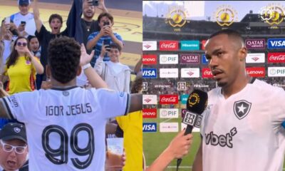Capitao do Botafogo se emociona e destaca sacrificio do grupo