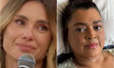 Carolina Dieckmann chora ao trazer noticia de Preta Gil diretos