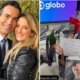 Cesar Tralli se emociona com surpresa romantica de Ticiane Pinheiro