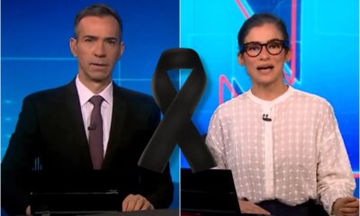 Com Cesar Tralli a seu lado Renata coloca brasil de