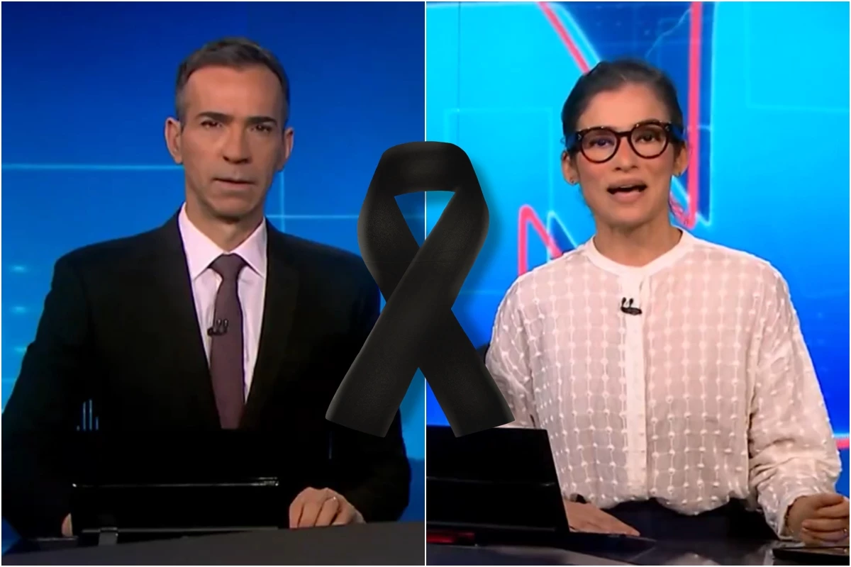 Com Cesar Tralli a seu lado Renata coloca brasil de