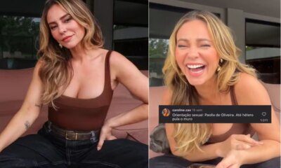 Com bom humor Paolla Oliveira reage a cantadas de fas