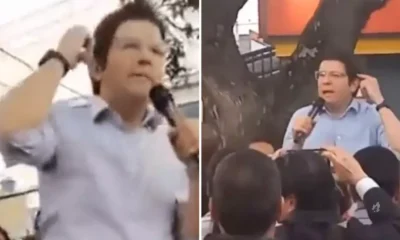 Confira o momento em que o pre candidato a Presidencia da