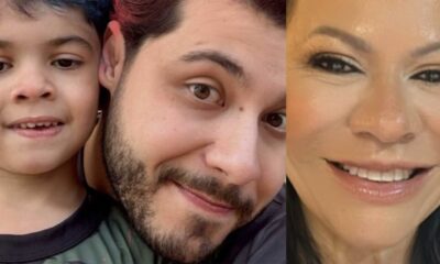 Dona Ruth mostra o neto em meio a polemica disputa