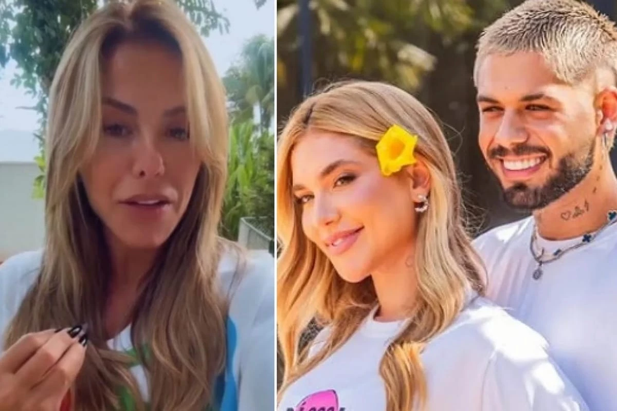Esta foi a foto que a mãe de Zé Felipe postou ao encontrar o filho após término do seu casamento com Virginia 33 Esta foi a foto que a mae de Ze Felipe