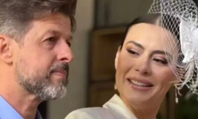 Estilo unico de Michelle Loreto no casamento com diretor da
