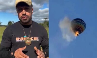 Fantastico expoe depoimento do piloto de balao que caiu em
