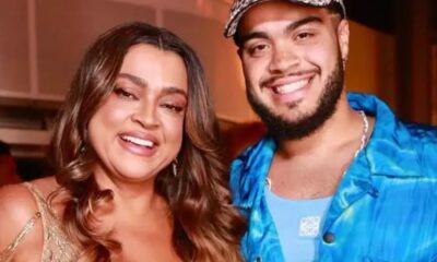 Filho de Preta Gil posta foto ao lado da mae
