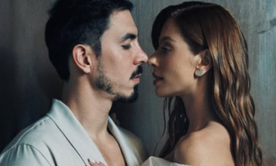 Giovanna Lancellotti e Gabriel David fazem festa pre casamento em vinicola