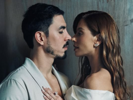 Giovanna Lancellotti e Gabriel David fazem festa pre casamento em vinicola
